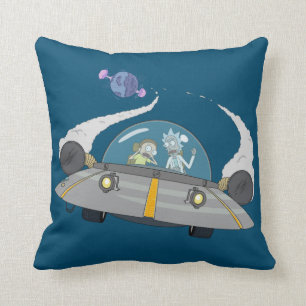 Coussin RICK ET MORTY™   Vol En Navire Spatial