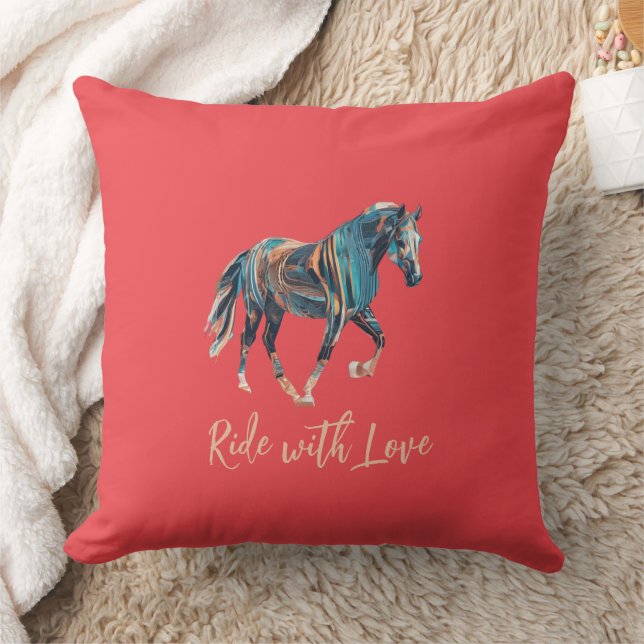 Coussin Ride avec amour Jeu d'oreiller (Couverture)