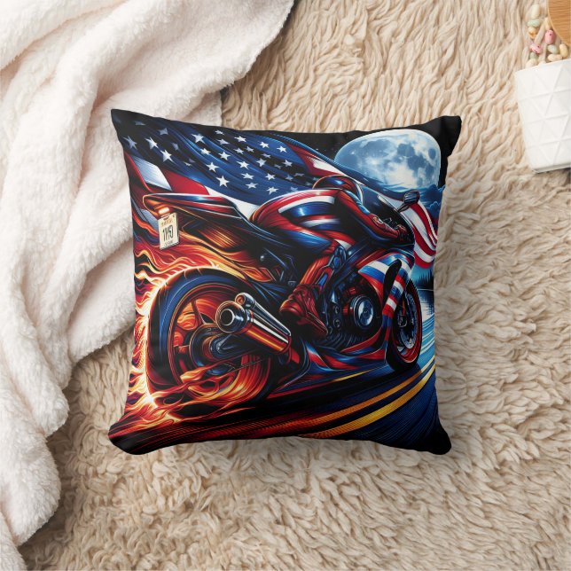Coussin Rider en train de faire le tour de l'autoroute ave (Couverture)