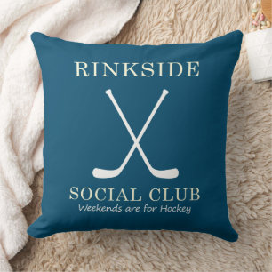 Coussin Rinkside Social Club : Week-ends pour Hockey Mom M