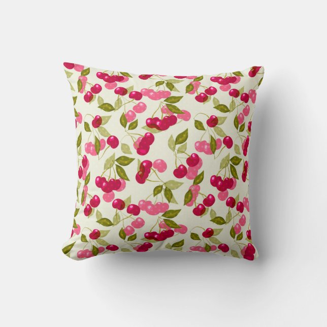 Coussin Ripe cherry (Recto)