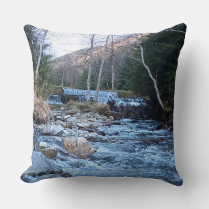 Coussin Rivière sauvage de montagne - Nature sauvage Rouma
