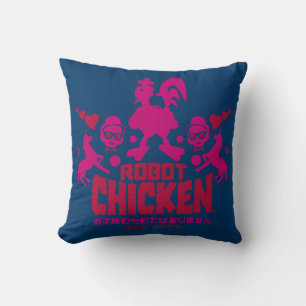 Coussin Robot Chicken Nerd Unicorn