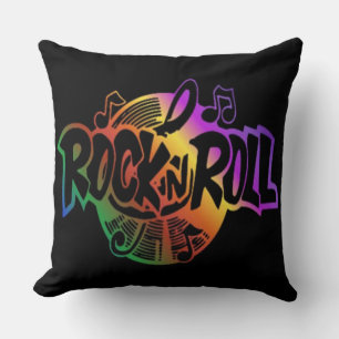 Coussin Rock and Roll Rainbow Music Thème Thème Thème Pill