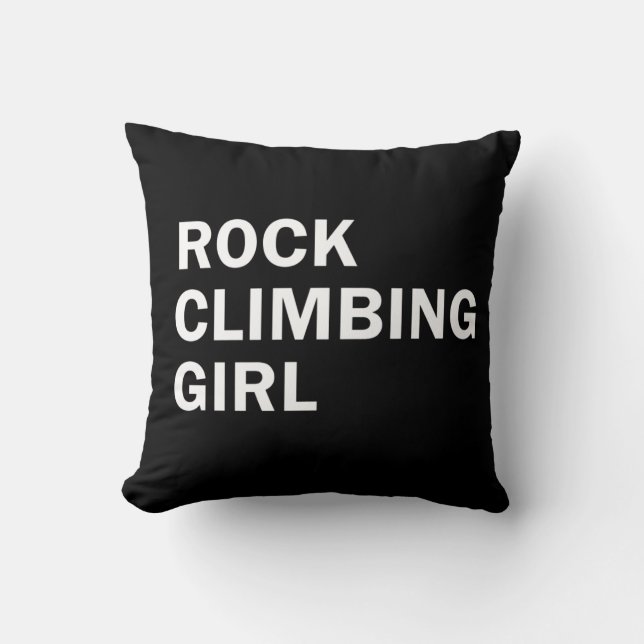 Coussin Rock escalade fille (Recto)