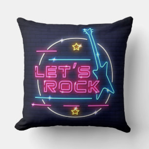 Coussin Rock Retro Neon