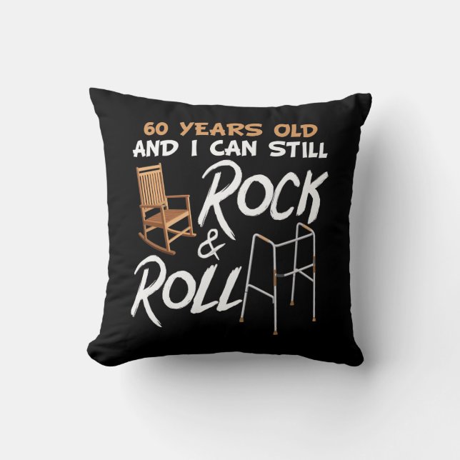 Coussin Rocking Chair Walking Aid Rock Music 60e anniversa (Recto)