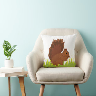 Coussin Rodent animal d'écureuil mou