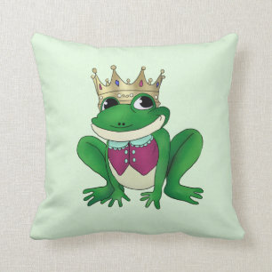 Coussin Roi de grenouille