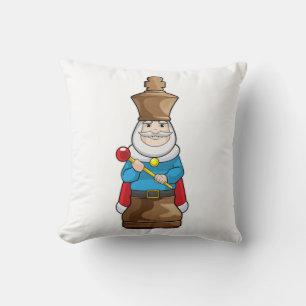Coussin Roi d'échecs