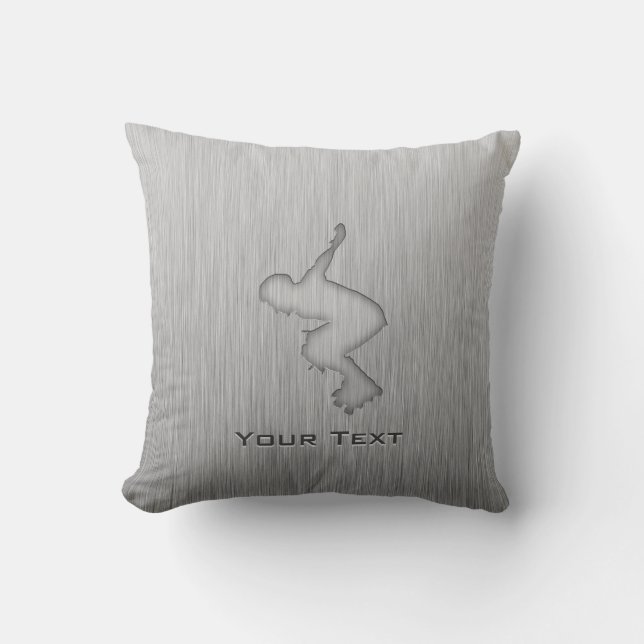 Coussin Roller balayé de Métal-regard (Recto)