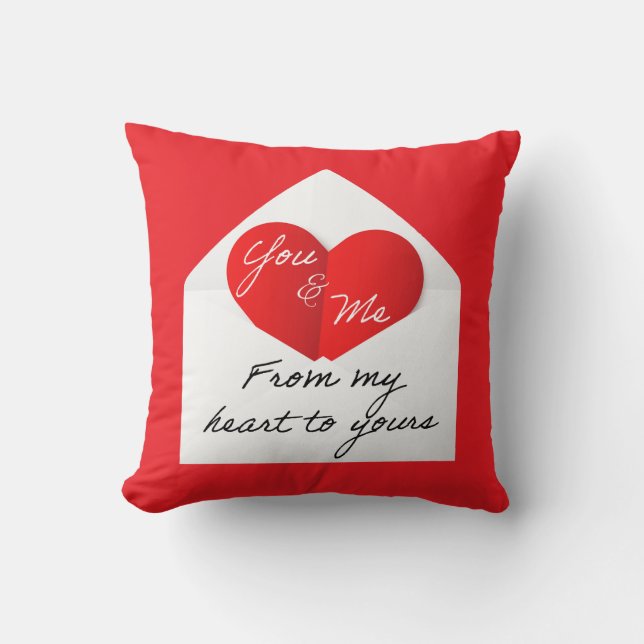Coussin Romantic Valentine’s Day (Recto)