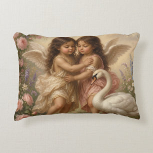 coussin romantique ange    décoration de nursery