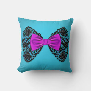 Coussin Romantique Chic tendance Stylish Cute Girly Bow de
