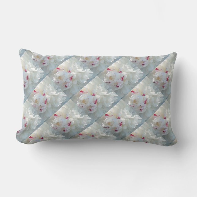 Coussin romantique Peony Lumbar (Recto)