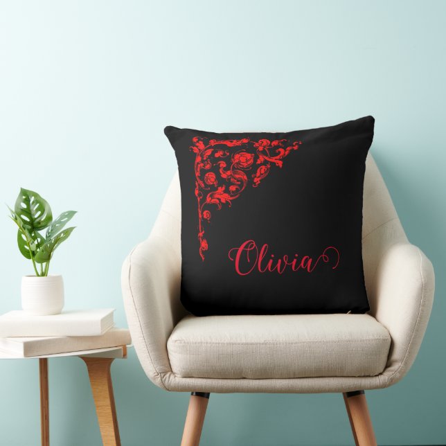 Coussin Romantique, Vintage Personnalisé (Chaise)