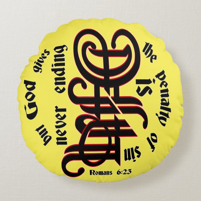 Coussin rond (Devant)