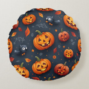 Coussin rond à thème Halloween