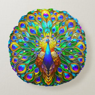 Coussin rond Art numérique - Parfaitement dimensio
