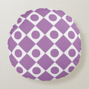 Coussin rond couleur couleur personnalisée de la g