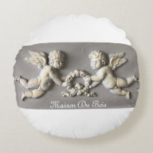 Coussin rond dans notre design Cherub