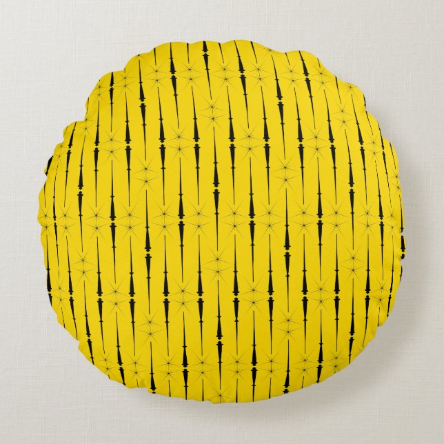 Coussin rond de baguettes magiques (Devant)