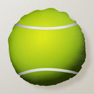 Coussin rond de balle de tennis