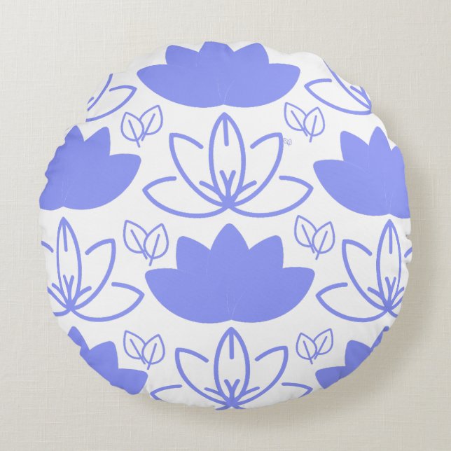 Coussin Rond de Jeté (Devant)