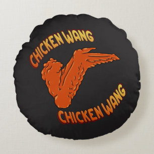 Coussin rond de l'aile de poulet