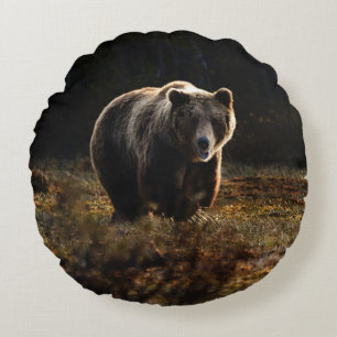 Coussin rond de l'ours