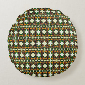 Coussin rond de répétition d'abeille de Manchester