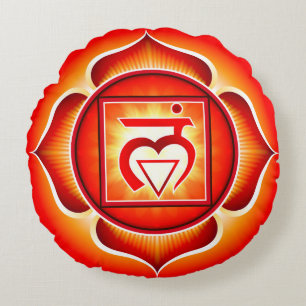 Coussin rond de Yoga de Chakra Muladhara
