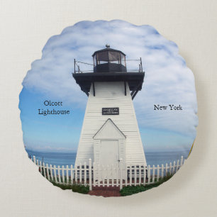 Coussin rond du phare d'Olcott