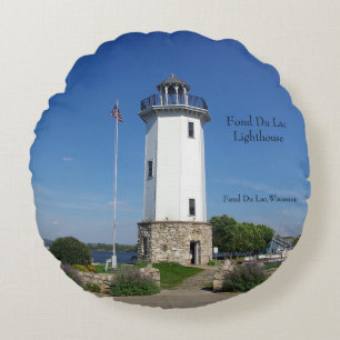 Coussin rond du phare Fond Du Lac