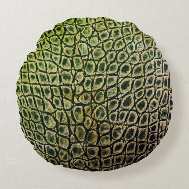 Coussin ROND EN BOIS D'OLIVE (Devant)