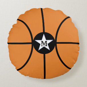 Coussin rond étoile de basket