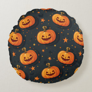 Coussin rond Halloween