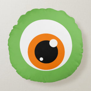 Coussin rond Monster Eye
