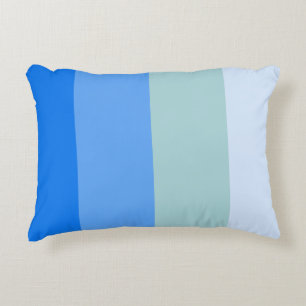 Coussin rond Motif Bleu