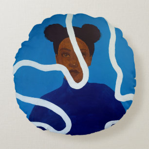 Coussin rond Muse #1
