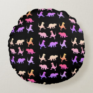 Coussin rond personnalisé en polyester brossé 41 c