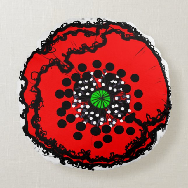 COUSSIN rond POPPY (Devant)