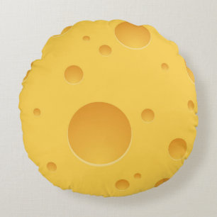 coussin rond "Roue au fromage"