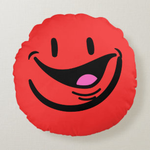 Coussin rond sourire