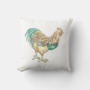 Coussin Rooster Art
