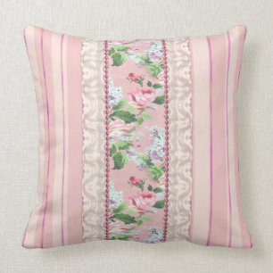 Coussin Rose" carreau chic "minable