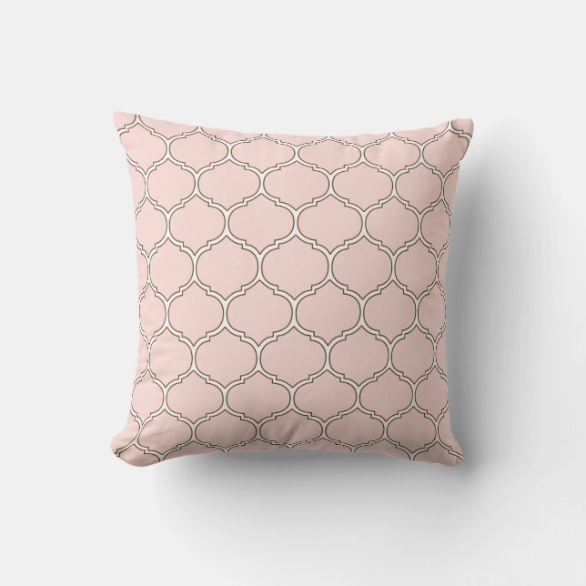 Coussin rose chic minable marocain (Recto)