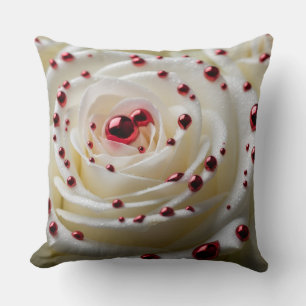 coussin rose chrome