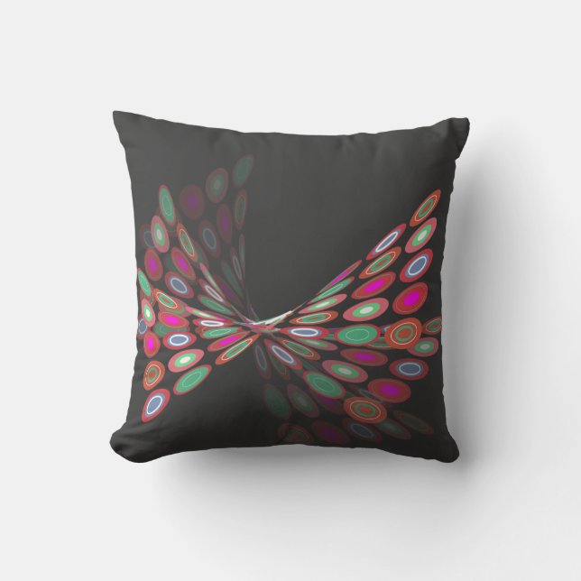 Coussin rose de coussin d'art de graphiques de (Recto)