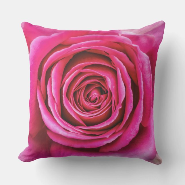 Coussin Rose de roses indien (Recto)